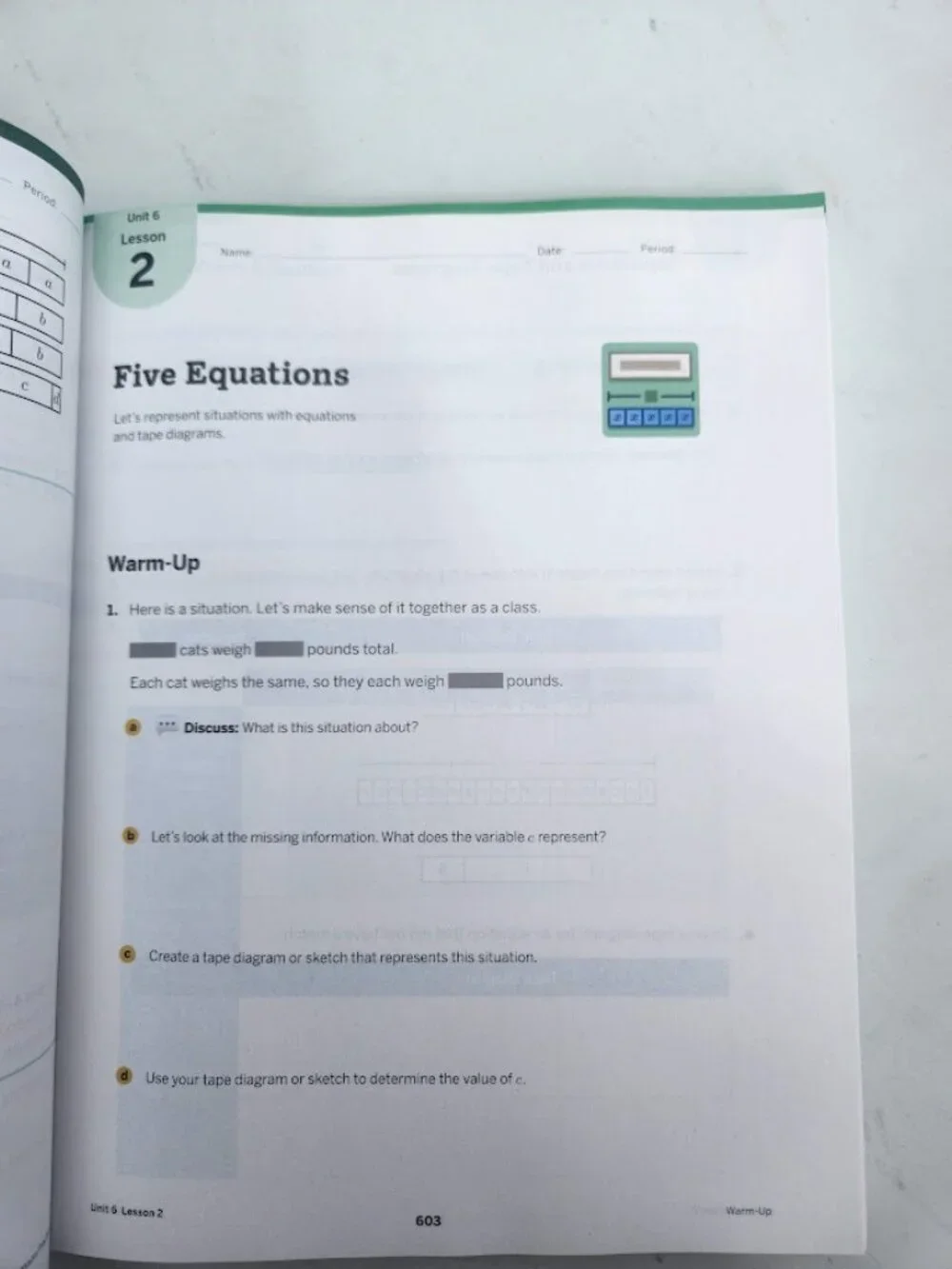 Amplify Desmos Math Grade 6 Volume 2 California Student Edition Book Workbook Ma